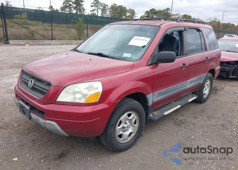 2003 Honda Pilot Lx из США, поврежденный, VIN 2HKYF181X3H532352